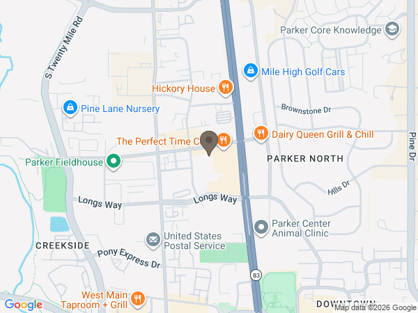 Map showing location of Ponderosa Valley Funeral Services