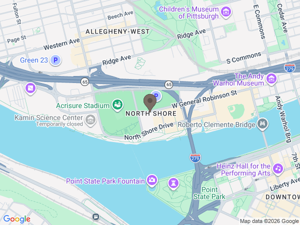 Map showing location of Matthews International Corp.