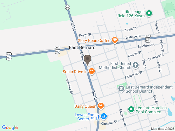 Map showing location of Stone Creek Funeral Home