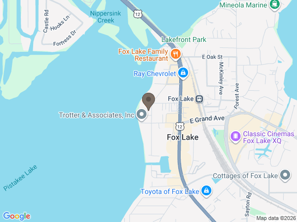 Map showing location of Hamsher Lakeside Funerals & Cremations Inc.