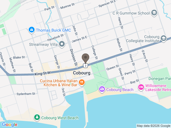 Map showing location of Scott MacCoubrey