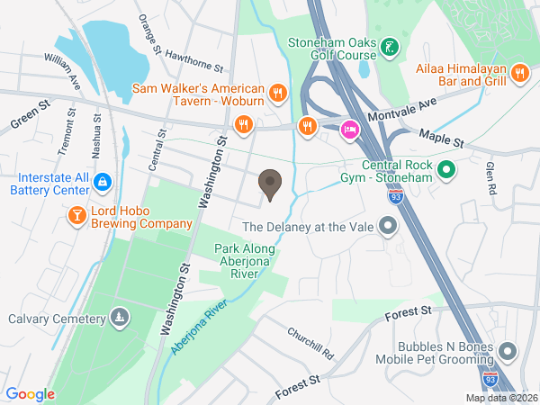 Map showing location of Petrichor Aquamation