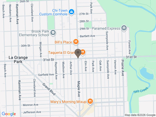 Map showing location of Hitzeman Funeral Home & Cremation Services