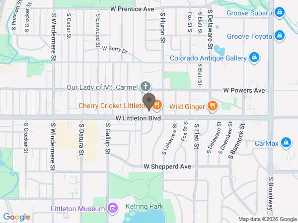 Map showing location of Drinkwine Family Mortuary Inc