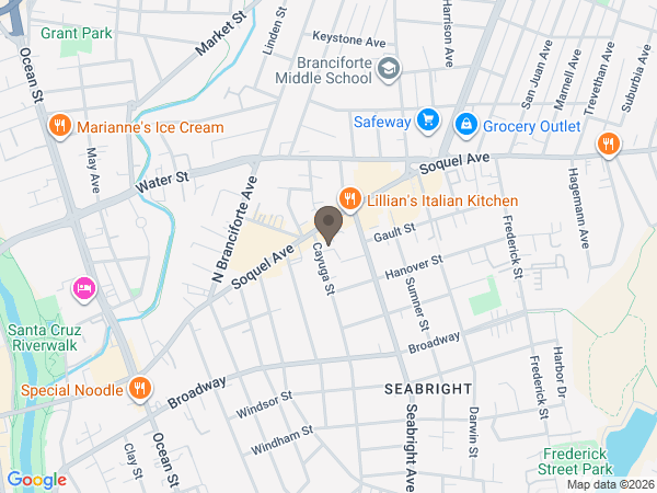 Map showing location of Benito & Azzaro - Pacific Gardens Chapel