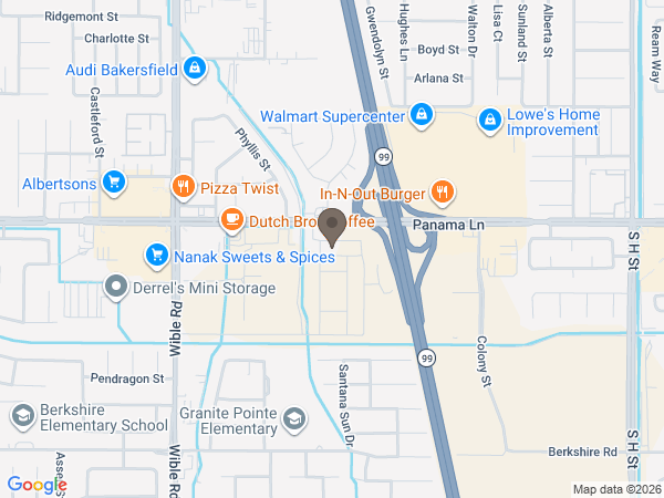 Map showing location of Greenlawn Funeral Home SW