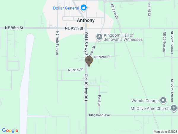 Map showing location of Countryside Funeral Home