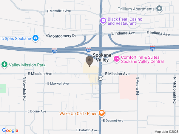 Map showing location of Pacific Northwest Cremation: Valley