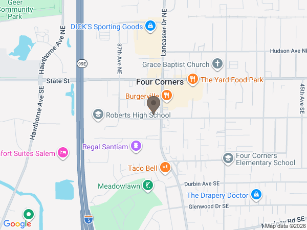 Map showing location of Crown Cremation Services: Salem