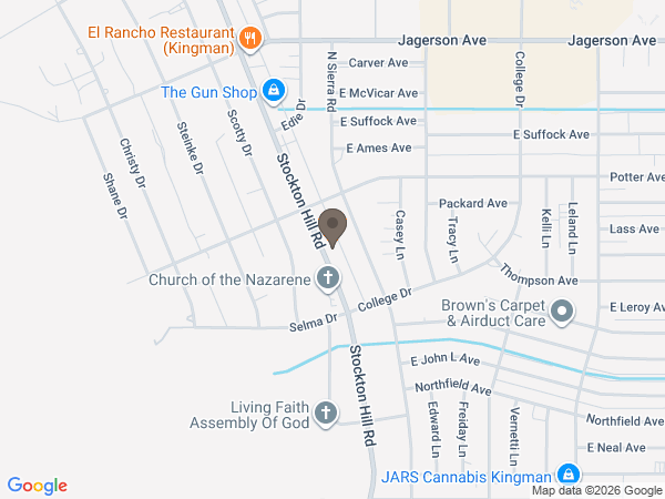 Map showing location of Mohave Memorial Funeral Home & Crematory