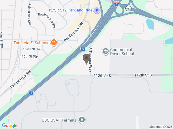 Map showing location of Edwards Memorial Funeral Home: Lakewood