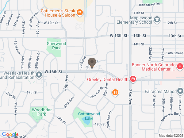 Map showing location of Lighthouse Family Mortuary