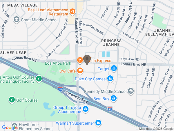 Map showing location of French Funerals and Cremations: Lomas