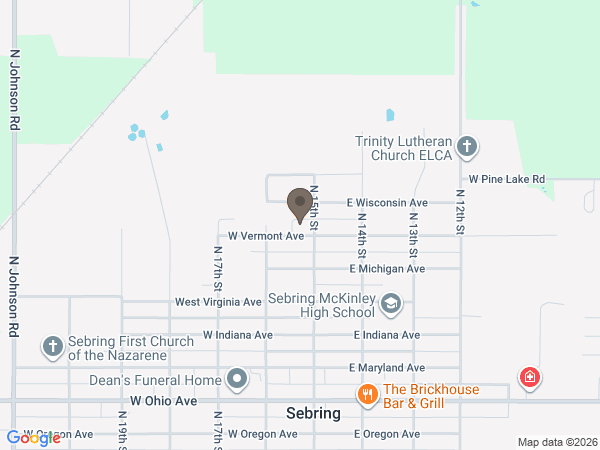 Map showing location of Gednetz-Ruzek & Brown Funeral Home and Cremation Service