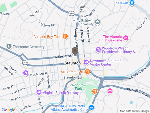 Map showing location of rjfhfamily.com