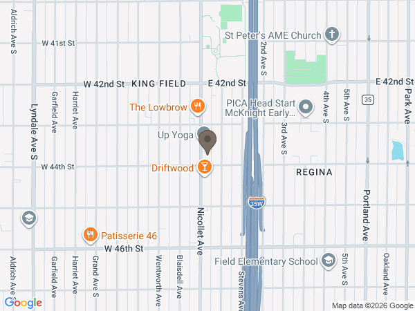 Map showing location of Cremation Society Of Minnesota: Minneapolis