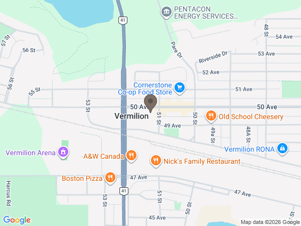 Map showing location of Crossroads Funeral Chapel  & Creech's Crematorium