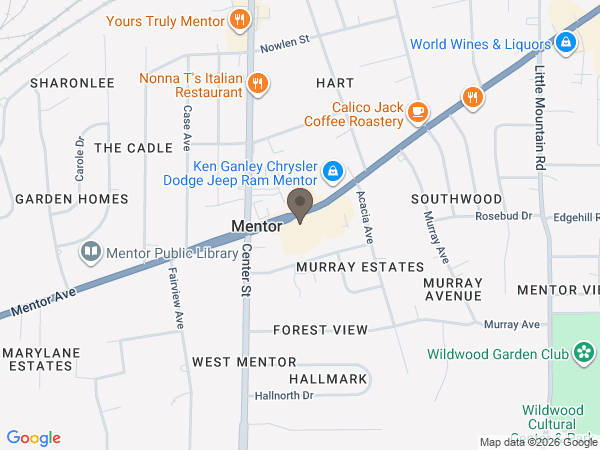 Map showing location of Brunner Sanden Deitrick Funeral Home & Cremation Center