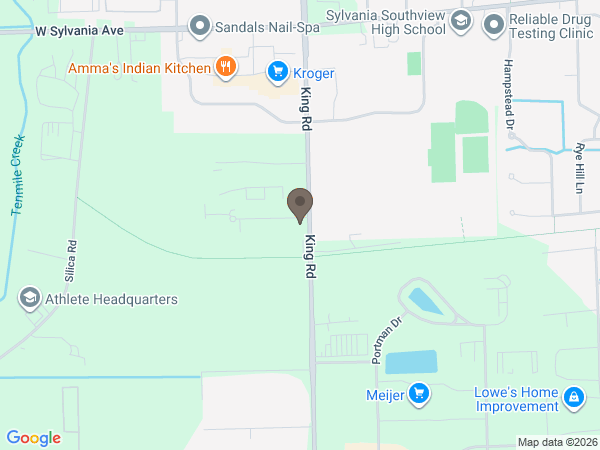 Map showing location of Newcomer: West Sylvania