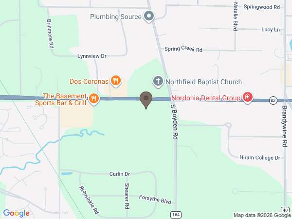 Map showing location of Ferfolia Funeral Homes