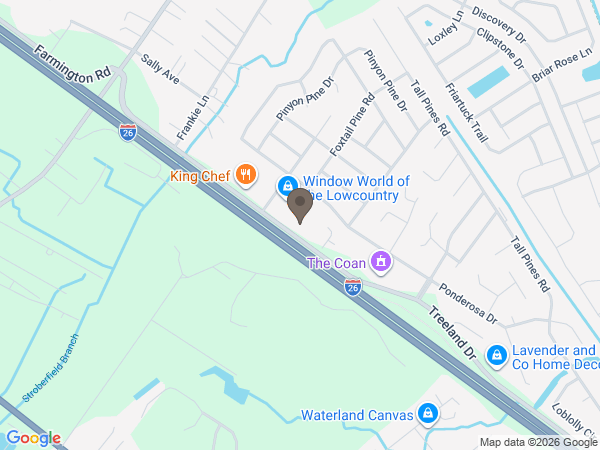 Map showing location of Simplicity: Lowcountry Cremation & Burial Services: Ladson