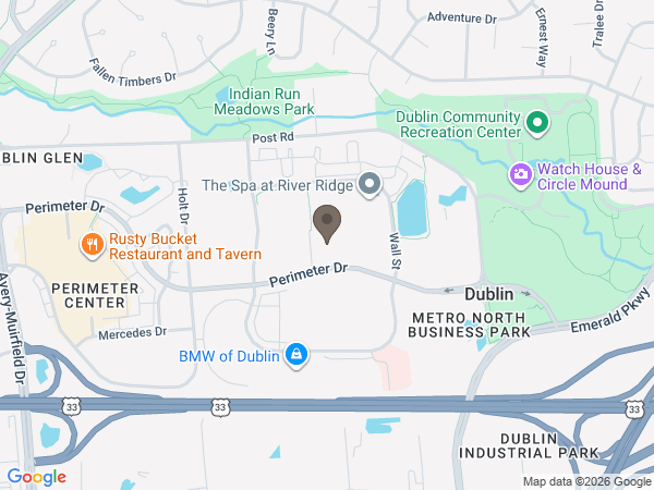 Map showing location of Schoedinger Dublin