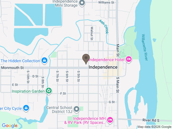Map showing location of Farnstrom Mortuary