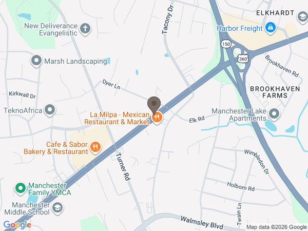 Map showing location of Bliley's - Chippenham