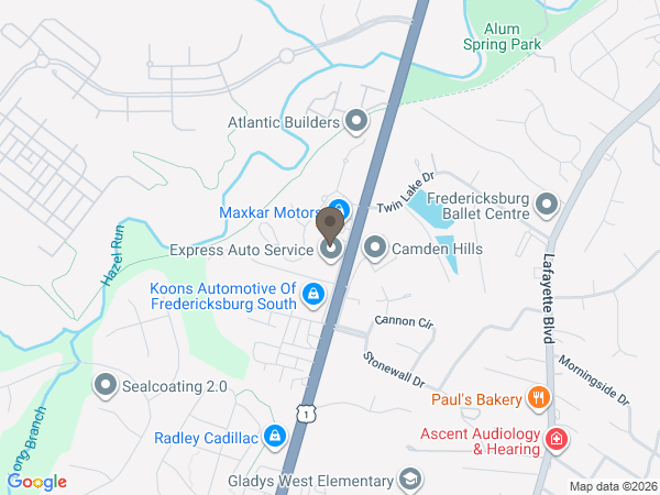 Map showing location of Agape Life Services LLC