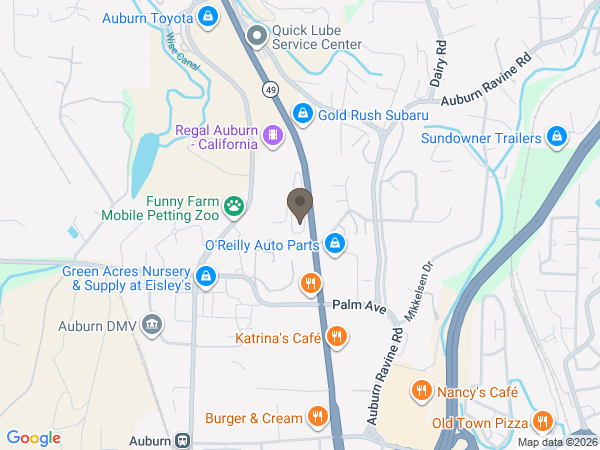 Map showing location of Lassila Funeral Chapel