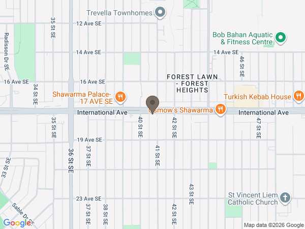 Map showing location of Pierson's Funeral Service
