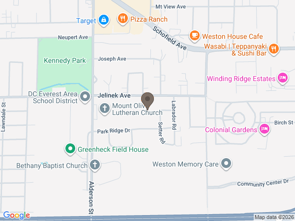 Map showing location of Ascend Funeral Home and Cremation Care