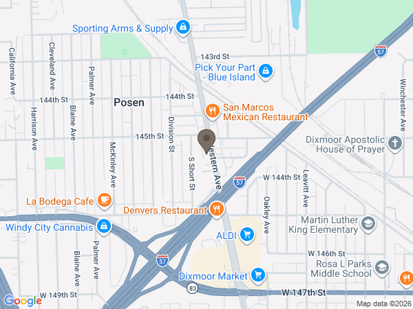 Map showing location of Adduci-Zimny Funeral Home Ltd. - Trusted Service & Value