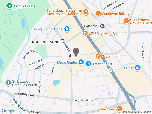 Map showing location of Sagel Bloomfield Danzansky Goldberg Funeral Care