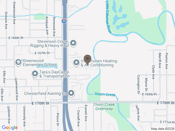 Map showing location of Aqua Green Dispositions