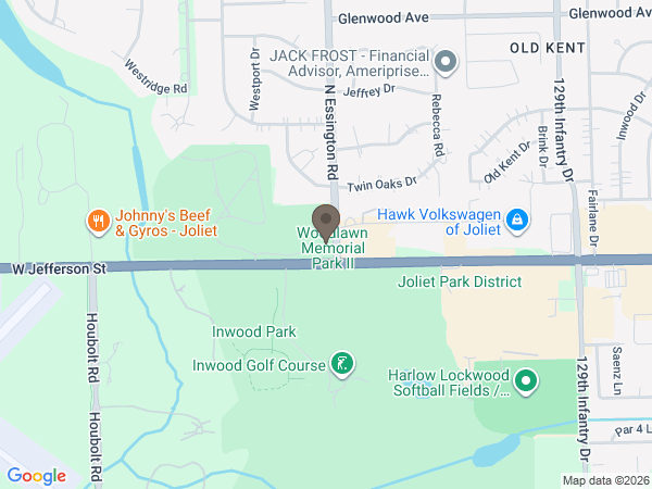 Map showing location of Farkas Funeral Home