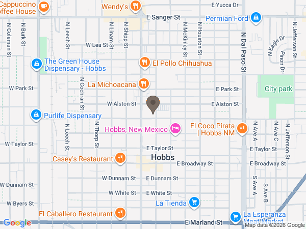 Map showing location of GRIFFIN FUNERAL HOME