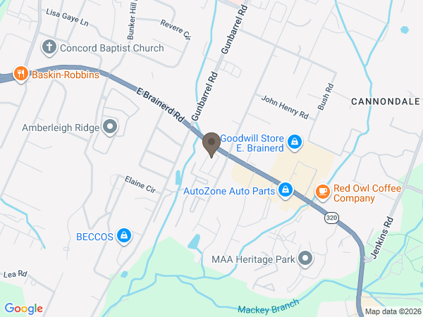 Map showing location of Heritage Funeral Home & Cremation Services