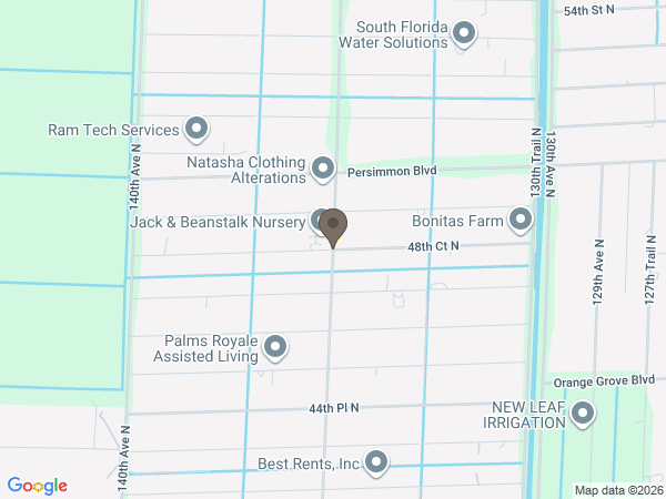 Map showing location of Gentle Water Cremation