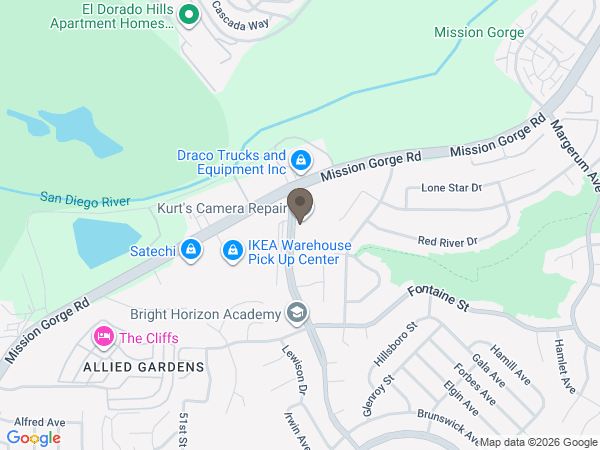 Map showing location of Still Waters Funeral Services