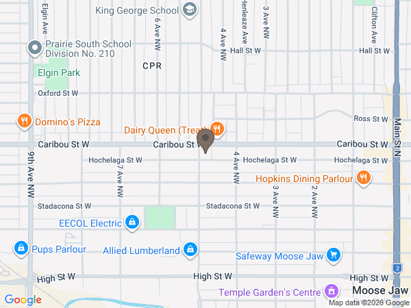 Map showing location of W.J. Jones & Son Funeral Home & Crematorium