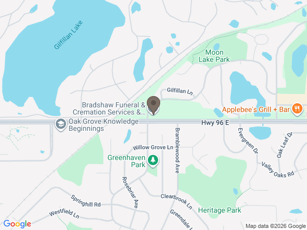 Map showing location of Bradshaw Funeral & Cremation Services: White Bear