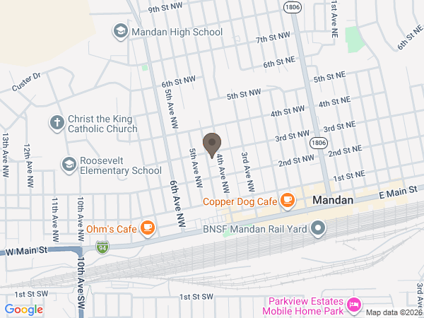 Map showing location of Weigel Funeral and Cremation Service