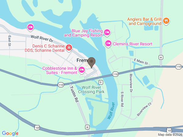 Map showing location of LEWIN FURNITURE-FUNERAL HOME