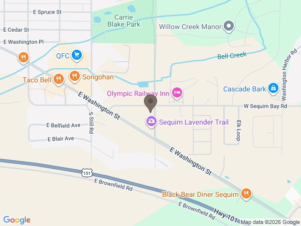 Map showing location of Linde-Price Funeral Service