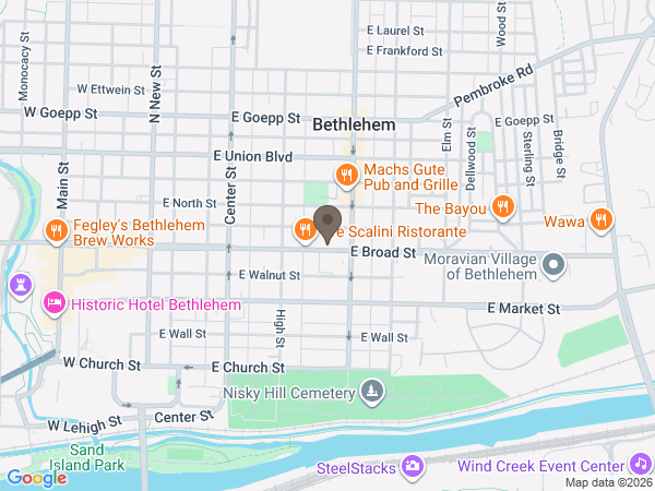 Map showing location of Connell Funeral Home, Inc.