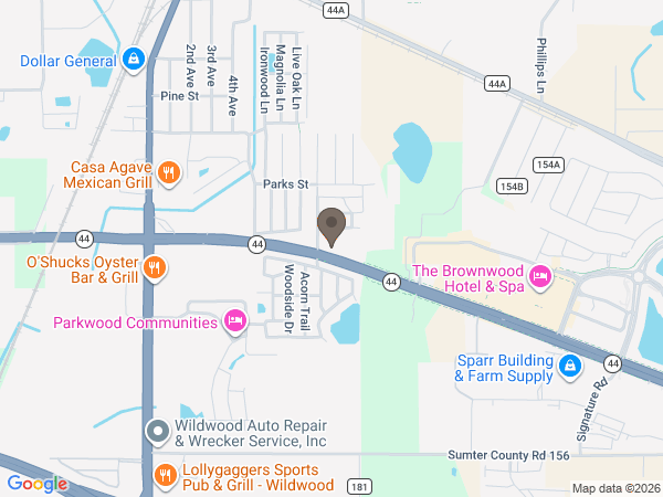 Map showing location of Baldwin Brothers: Wildwood