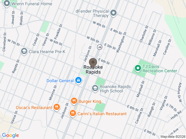 Map showing location of Hockaday Funeral Home & Cremation Service