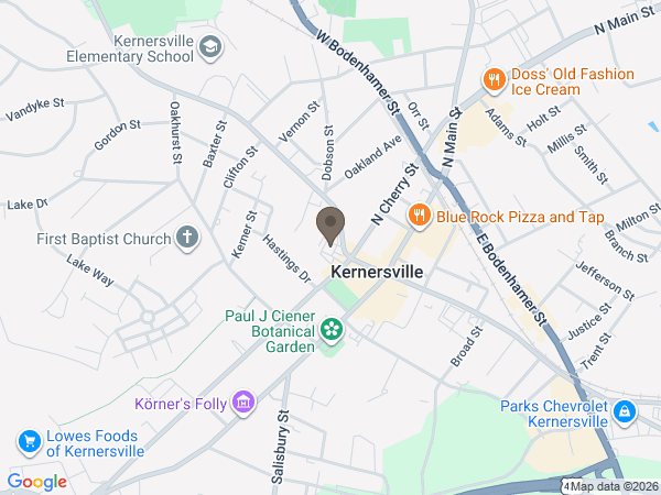 Map showing location of Pierce-Jefferson Funeral & Cremation Service