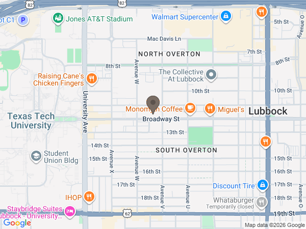 Map showing location of Combest Family Funeral Homes & Crematory